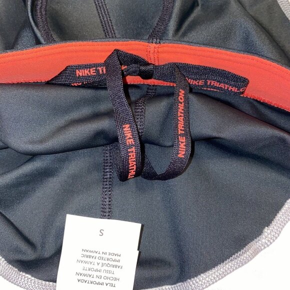 Nike Womens Small Triathlon Half Tight Black White Athletic Running Shorts NWT - Picture 6 of 8